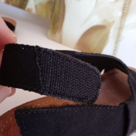 NEW Me Too Textile&Cork Low High Platform Sandals - Picture 3 of 8